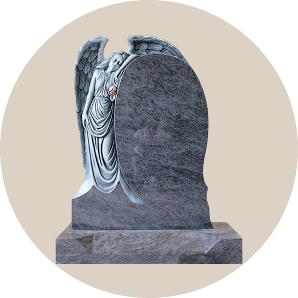 sleeping angel headstone